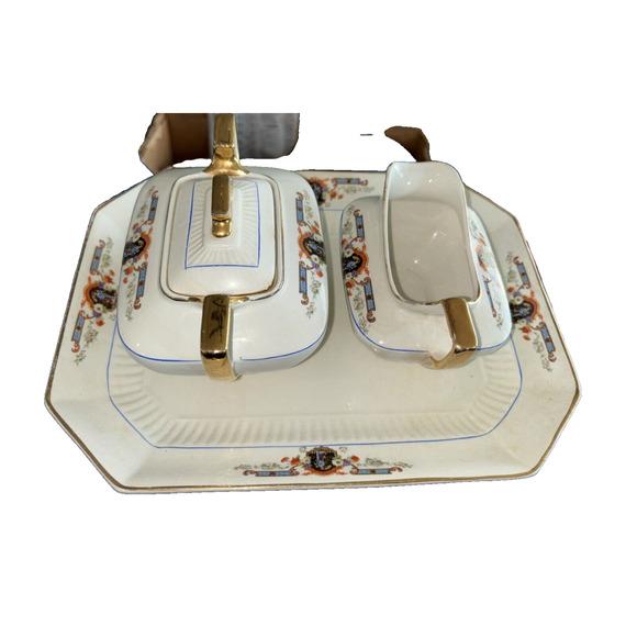 Belleview E. H. S.‎ 1900's Geisha Girl Pattern Dishes Gold Rim - Picture 1 of 6